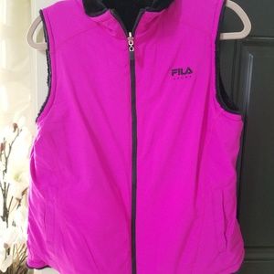 Fila Jackets & Coats - Reversible Fila Winter running vest Fila Jackets & Coats - Reversible Fila Winter running vest